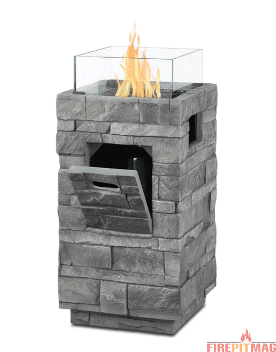 Concrete Propane Fire Pit by Real Flame