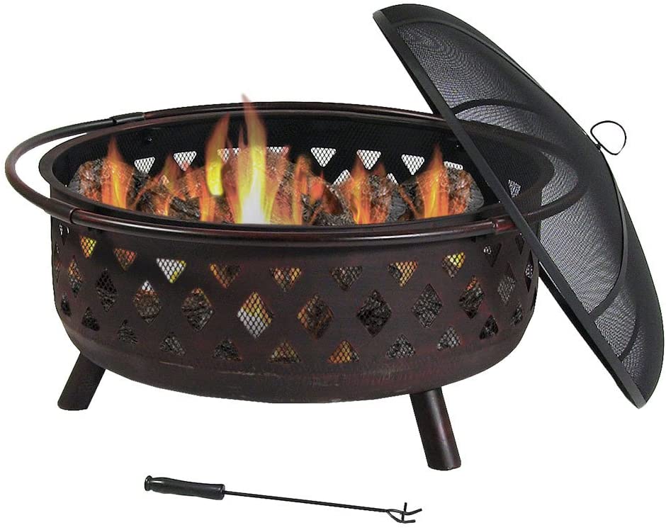 Sunnydaze Large Crossweave Outdoor Fire Pit Review