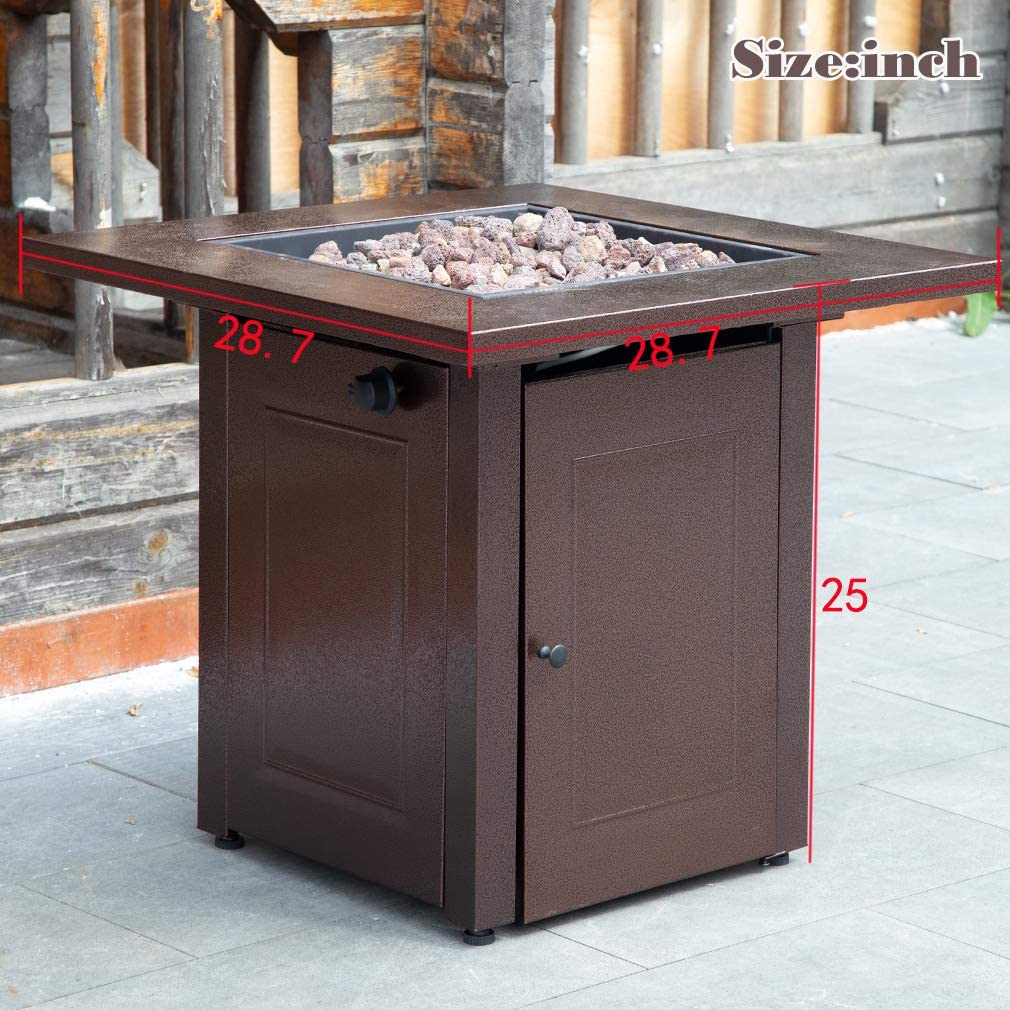 BestMassage Patio Propane Fire Pit Review