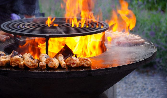 Have A Family Dinner At The Fire Pit.