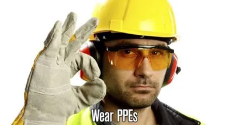 Wear PPEs