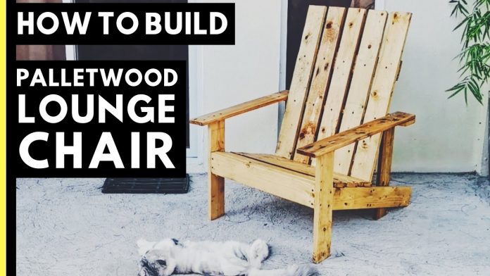 Backyard Recliner from Used Pallets